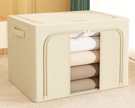 Fabric Storage Box with View Window